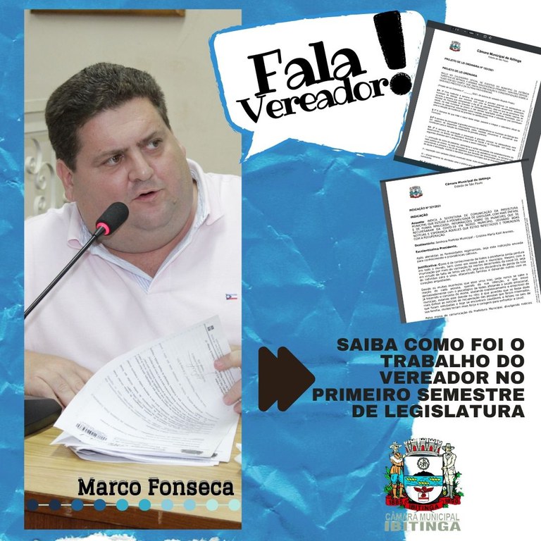 FALA VEREADOR: acompanhe o trabalho do parlamentar Marco Fonseca FALA VEREADOR: acompanhe o trabalho do parlamentar Marco Fonseca